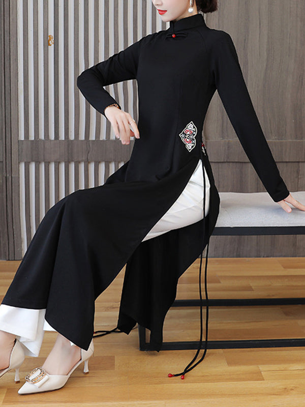 Ao Dai Vietnamese Dress Long Sleeves Aodaistyle – aodaistyle